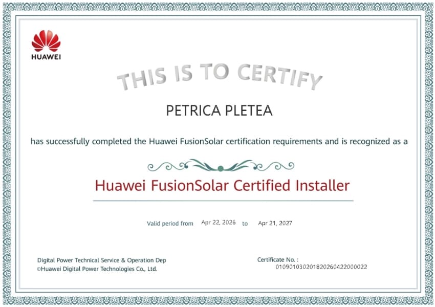 partener-certificat-huawei-fusion-solar